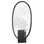 Бра с гравировкой на акриловом плафоне Gravyura Black варинант исполнения - 1 | Loft Concept в Воронеже