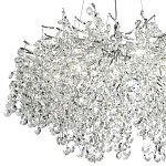 Люстра с хрустальными подвесками на металлических ветках Fairytree Light Silver Chandelier 14 варинант исполнения - 3 | Loft Concept в Воронеже