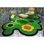 Дизайнерский ковер с цветами Poltronova Tappeto Prato Rug варинант исполнения - 9 | Loft Concept в Воронеже