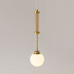 Подвесной светильник со стеклянными вставками Helios варинант исполнения - 2 | Loft Concept в Воронеже