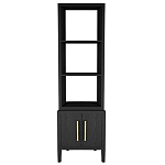 Этажерка Primo с тумбой шпон Черный дуб варинант исполнения - 1 | Loft Concept в Воронеже