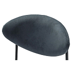 Стул металлический с мягкой спинкой и сиденьем из велюра Alfie Chair варинант исполнения - 6 | Loft Concept в Воронеже