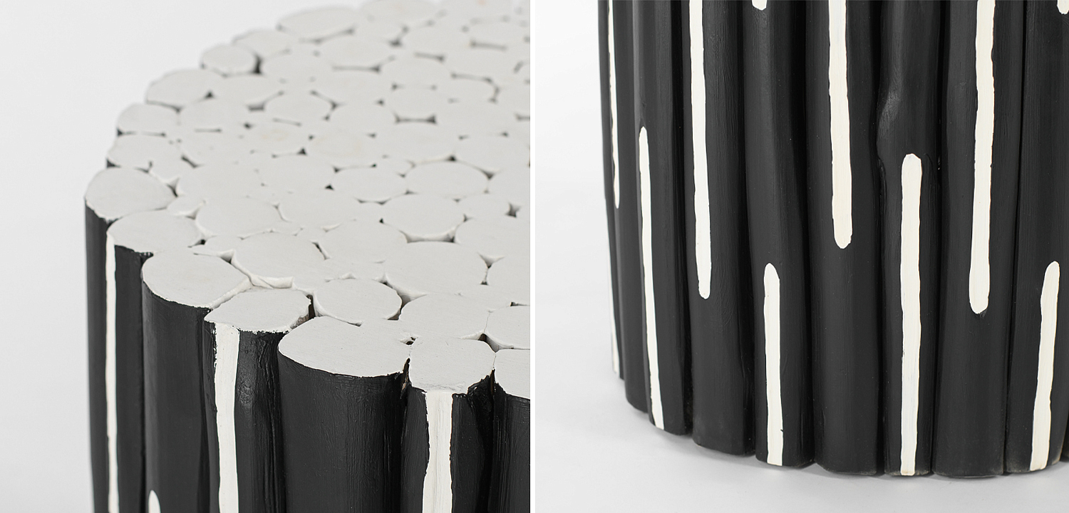Приставной стол Table Licorice Sticks Black White Приставной стол Table Licorice Sticks Black White - Loft-Concept в Воронеже