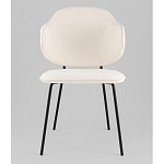 Стул Bellamy букле молочный варинант исполнения - 4 | Loft Concept в Воронеже