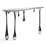 Дизайнерская Консоль Melting Silver Console Zhipeng Tan варинант исполнения - 2 | Loft Concept в Воронеже