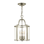 Подвесной светильник с прозрачным стеклянным цилиндрическим плафоном в классическом стиле на цепи Hinkley варинант исполнения - 9 | Loft Concept в Воронеже