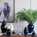 Ваза с крышкой однотонная Высота 48 см Chinoiserie Ceramics варинант исполнения - 4 | Loft Concept в Воронеже