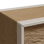 Комод 8 ящиков с подсветкой на рельефном фасаде Warm Industrial варинант исполнения - 3 | Loft Concept в Воронеже