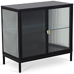 Сервант двухдверный с рифленым стеклом The Keeper варинант исполнения - 1 | Loft Concept в Воронеже