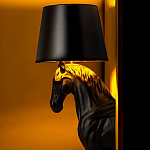 Horse Statue Floor Lamp Большой светильник Черная Лошадь варинант исполнения - 5 | Loft Concept в Воронеже