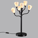 Настольная лампа с ветвями и белыми фарфоровыми цветами Floralis варинант исполнения - 4 | Loft Concept в Воронеже