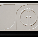 Тумбочка прикроватная с ящиком черно-серого цвета Noble Nightstand варинант исполнения - 4 | Loft Concept в Воронеже