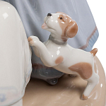 Статуэтка фарфоровая Девочки с собачками Charming Statuette варинант исполнения - 2 | Loft Concept в Воронеже