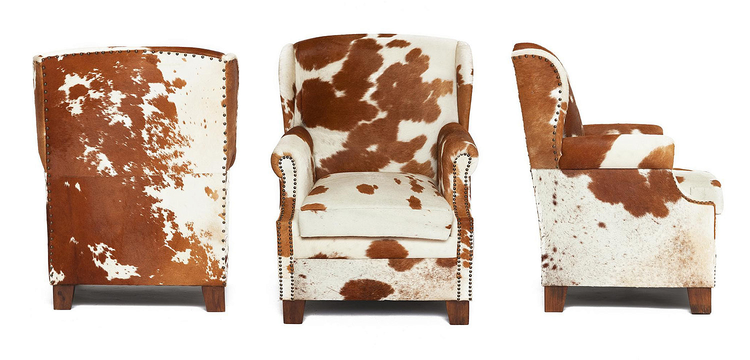Кресло Cowhide Armchair - Loft-Concept в Воронеже