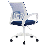 Офисное кресло с основанием из белого пластика Desk chairs Blue варинант исполнения - 2 | Loft Concept в Воронеже