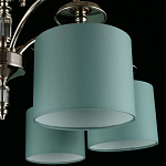 Люстра потолочная Nikoletta с бирюзовым плафоном варинант исполнения - 3 | Loft Concept в Воронеже