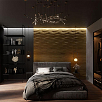 Гипсовая 3D панель с принтографией PM-02 варинант исполнения - 1 | Loft Concept в Воронеже