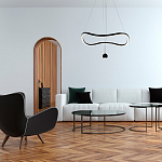 Подвесной светильник волнообразной формы LED 35W 3000K Infinity варинант исполнения - 3 | Loft Concept в Воронеже