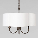 Люстра с белым текстильным абажуром Vitorino  варинант исполнения - 1 | Loft Concept в Воронеже