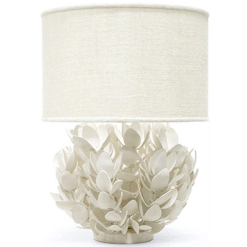 Настольная лампа White Bionic Petals Flo Table Lamp Белый Молочный Настольная лампа White Bionic Petals Flo Table Lamp Белый Молочный в Воронеже | Loft Concept