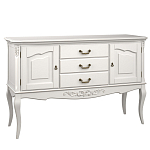 Консоль белая из массива бука с ящиками в стиле прованс White Provence варинант исполнения - 2 | Loft Concept в Воронеже