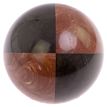 Шар декоративный из натуральных камней Лемезит и Змеевик Черный Natural Stone Spheres варинант исполнения - 3 | Loft Concept в Воронеже