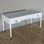 Письменный стол Elsa Dreams White Шпон дерево с двумя ящиками варинант исполнения - 2 | Loft Concept в Воронеже