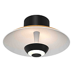 Бра с круглым белым плафоном и черной центральной деталью Natural Harmonie  варинант исполнения - 1 | Loft Concept в Воронеже