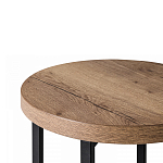 Стол журнальный круглый в стиле лофт Urban Style Space варинант исполнения - 2 | Loft Concept в Воронеже