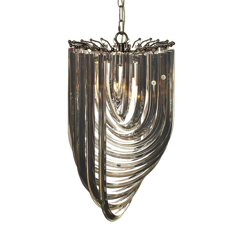 Люстра Lava Tube Pendant Smoke Хром Дымчатый (Smoke) Люстра Lava Tube Pendant Smoke Хром Дымчатый (Smoke) в Воронеже | Loft Concept