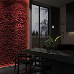 Гипсовая 3D панель с принтографией PM-40 варинант исполнения - 1 | Loft Concept в Воронеже