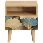 Прикроватная тумба с изображением на ящике Elise Nightstand варинант исполнения - 8 | Loft Concept в Воронеже