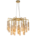 Люстра со стеклянными цилиндрическими плафонами Luminous Cylinders Amber варинант исполнения - 5 | Loft Concept в Воронеже