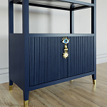 Стеллаж со стеклянными полками Elsa Dreams Blue варинант исполнения - 2 | Loft Concept в Воронеже