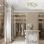 Потолочная люстра круглая ветвистыми бронзовыми элементами и стеклянными рифлеными дисками Textured Glass Chandelier варинант исполнения - 7 | Loft Concept в Воронеже