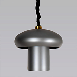 Подвесной светильник с серым металлическим плафоном Capability варинант исполнения - 1 | Loft Concept в Воронеже