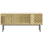 Длинная тумба с зеркальным декором Serena варинант исполнения - 2 | Loft Concept в Воронеже