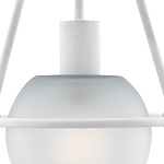 Бра белое с матовым стеклянным плафоном в форме шара White Lighthouse варинант исполнения - 1 | Loft Concept в Воронеже