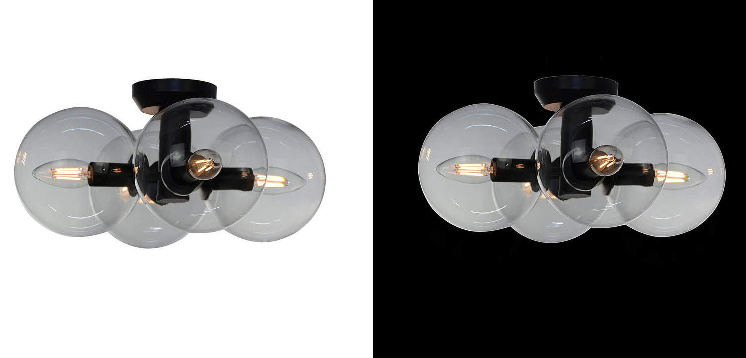 Потолочный светильник Modo 4 Globes Ceiling Lamp 30 Потолочный светильник Modo 4 Globes Ceiling Lamp 30 - Loft-Concept в Воронеже