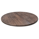 Стол журнальный c коричневой круглой столешницей на четырех металлических ножках Charm Coffee Table варинант исполнения - 2 | Loft Concept в Воронеже