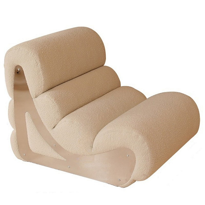 Кресло мягкое без подлкотников White Sheepskin Armchair Белый Кресло мягкое без подлкотников White Sheepskin Armchair Белый в Воронеже | Loft Concept