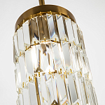 Многоярусная люстра с прямоугольными хрустальными подвесками Allard Crystal Chandelier 3 варинант исполнения - 2 | Loft Concept в Воронеже