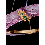 Люстра в форме кольца розовая Warm Pink Light варинант исполнения - 4 | Loft Concept в Воронеже