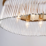 Люстра подвесная овальная со стеклянными трубками Длина 100 см Nembus варинант исполнения - 5 | Loft Concept в Воронеже