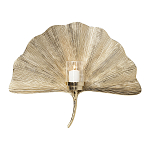 Большой Настенный Подсвечник золотой Лист Пальмы варинант исполнения - 1 | Loft Concept в Воронеже