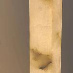 Торшер геометрический с тремя мраморными плафонами Marble Tripod варинант исполнения - 10 | Loft Concept в Воронеже