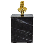 Мраморная шкатулка с бюстом из металла KELLY WEARSTLER варинант исполнения - 2 | Loft Concept в Воронеже