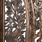 Ширма с  орнаментом ручная резьба Indian Antique Furniture варинант исполнения - 4 | Loft Concept в Воронеже