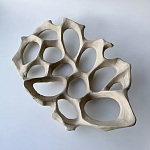 Блюдо «Бежевый коралл» варинант исполнения - 2 | Loft Concept в Воронеже