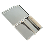 Портсигар на 10 сигарет с газовой зажигалкой из натурального камня Авантюрин Stone Cigarettes Cases варинант исполнения - 3 | Loft Concept в Воронеже